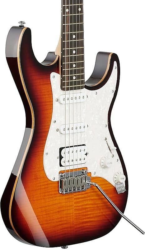 Michael Kelly 1963 Tobacco Burst Electric Guitar H/S/S Ebony Fretboard MK63STSERB image 1