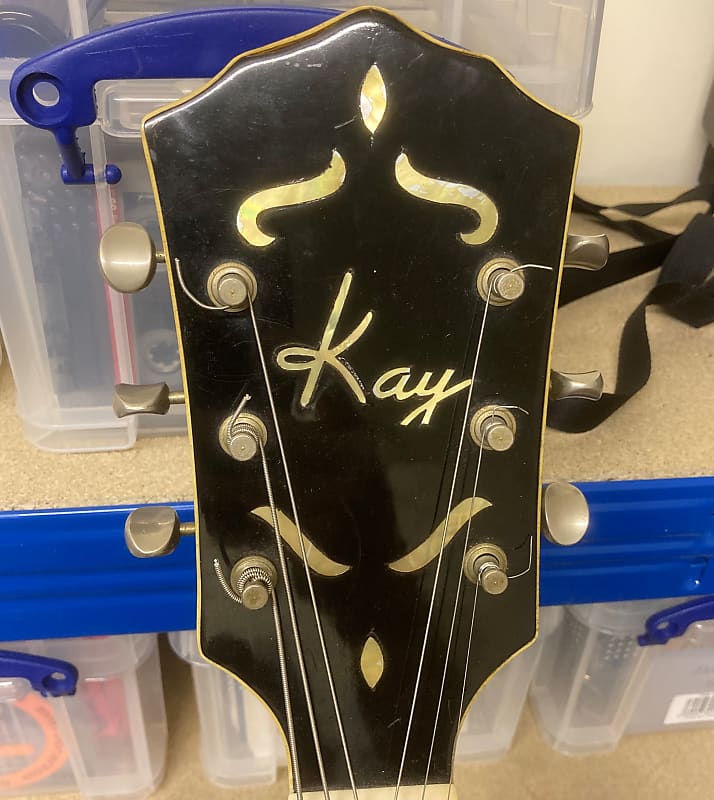 Kay Western Rhythm (Elmore James model) Circa 1956 Blonde | Reverb