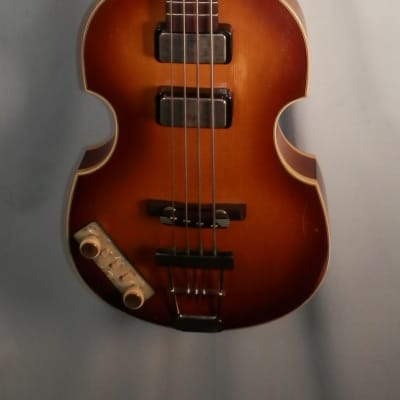 Hofner 500/1-61L-RLC-0 1961 Relic Violin Bass Sunburst Left Handed Made in Germany w/case German image 5