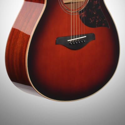 Yamaha AC3M Acoustic-Electric Guitar (with Case), Tobacco Brown Sunburst image 2