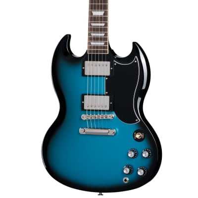 Gibson - SG Standard '61 - Electric Guitar w/ Stop Bar - Pelham Blue Burst - w/ Hardshell Case image 1