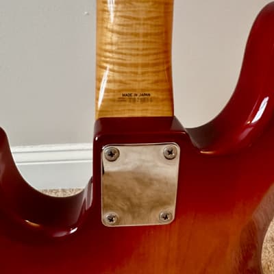 Fender Jazz Bass Made in Japan 94’ “Foto Flame”, Upgraded with EMG Pickups & Preamp + TKL Hard Case image 7