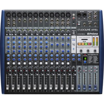 New PreSonus StudioLive AR16c USB-C 18-Channel Hybrid Performance & Recording Mixer SLMAR16C image 1