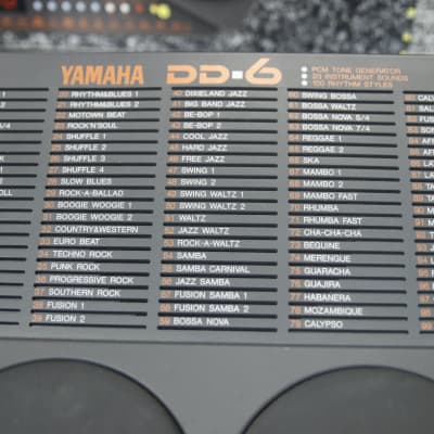Portable Yamaha DD-6 Electronic Digital Percussion 4 Pad Drum Kit Machine With Box & power supply image 11