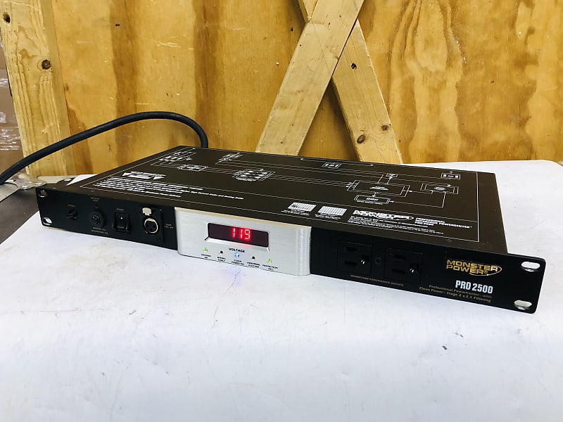 Monster Power PRO 2500 PowerCenter Rack Mountable Clean Power Reverb