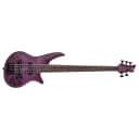 Jackson X Series Spectra Bass SBXP V Guitar, Laurel, Transparent Purple Burst