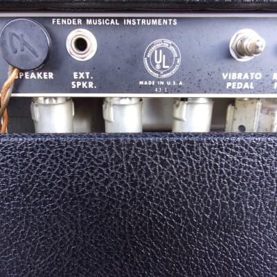 REVISED:  1968 Fender Twin Reverb, good drip edge, Reverend-Naylor speakers, caps/resistors, Cipollina image 17