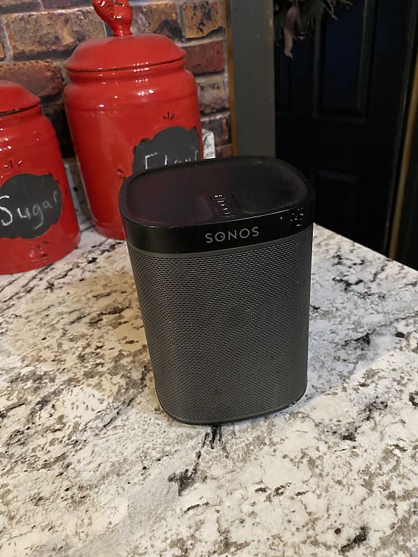 Sonos Play:1 Mini Wireless Speaker 2018 - Black image 1