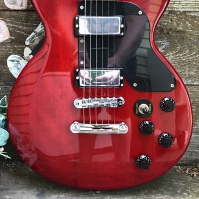 Firefly FFDCD Red Electric Guitar With Mini-Humbuckers & Coil-Splitting for sale