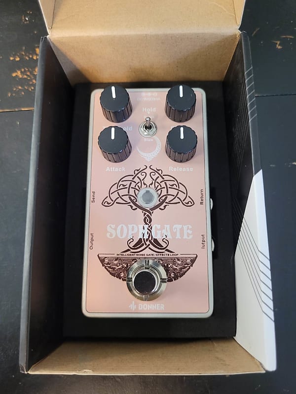 Donner Soph Gate Intelligent Noise Gate Effects Loop Pedal Reverb