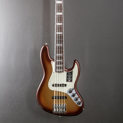 Fender American Ultra Jazz Bass V – Mocha Burst w/Rosewood image 3