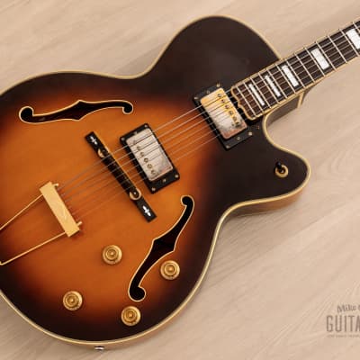 1990s Epiphone by Gibson Emperor Archtop w/ 57 Classic PAFs & Case, Japan for sale