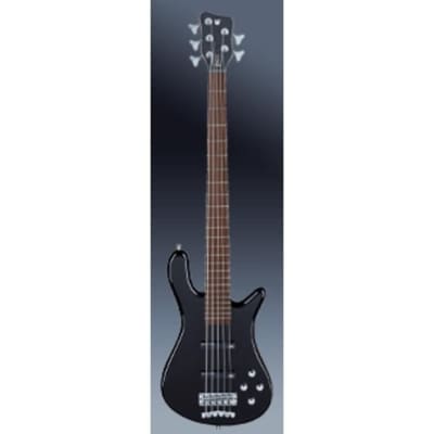 Warwick RockBass Streamer LX 5-String, Black Solid High Polish, Active, Fretted, Free Shipping, Mint image 5