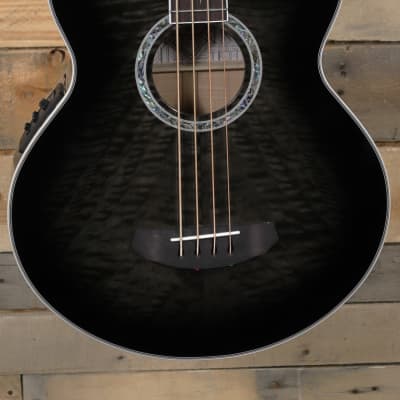 Michael Kelly Dragonfly 4 Acoustic/Electric Bass Smoke Burst image 2