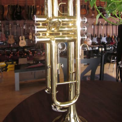 Mendini MTT-L Student Bb Trumpet w/ Orig. Case, 7C Mouthpiece, Polishing Cloth, Valve Oil #J15110691 image 6
