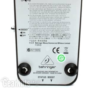 Behringer HB01 Hellbabe Optical Wah Pedal image 8