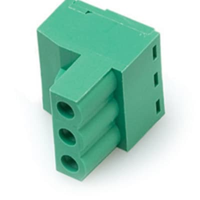Hosa PHX-100F | Phoenix 3 Pole Female Single Pair Cable Connector image 3