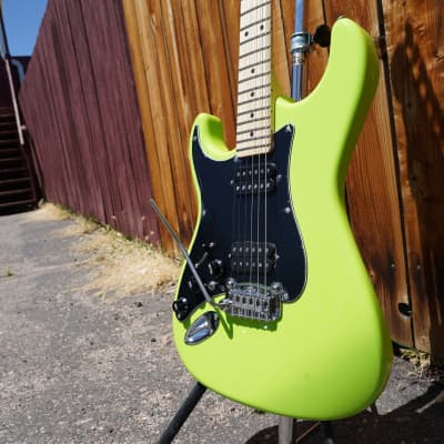 G&L USA Legacy HH Sublime Green Left Handed 6-String Electric Guitar w/ Black Tolex Case (2022) image 3