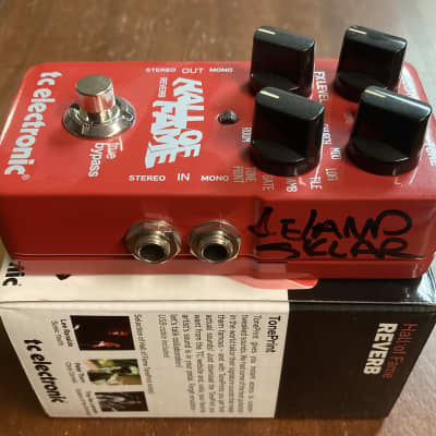 TC Electronic Hall of Fame 2 Reverb Owned, Played, & Signed By Leland Sklar image 1