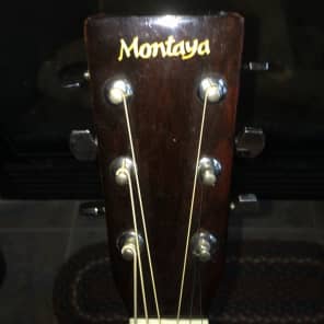 Vintage Montaya Acoustic Guitar Nice! image 4