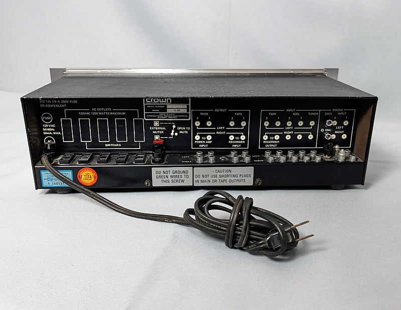 Crown IC-150 Preamplifier - Late 1970s - Silver | Reverb Crown IC-150 Preamplifier - Late 1970s - Silver | Reverb