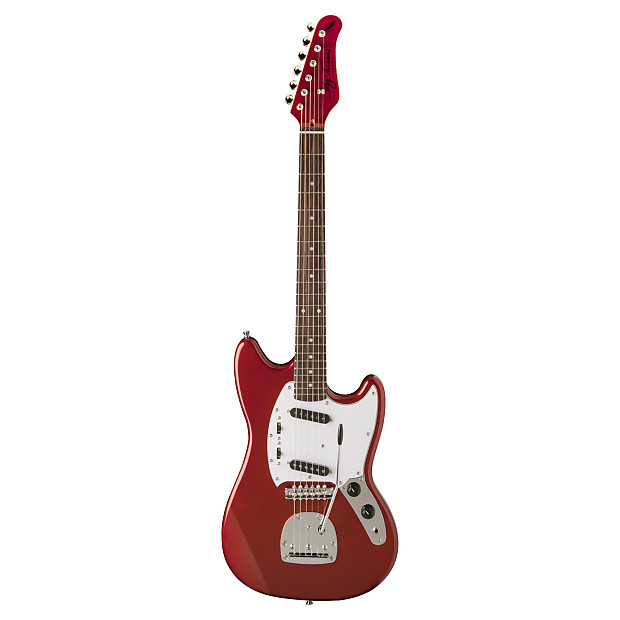 Jay Turser JT-MG2-CAR Offset Solid-Body Candy Apple Red image 1