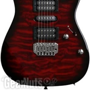 Ibanez Gio GRX70QA Electric Guitar - Transparent Red Burst image 9