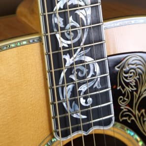 2000 Gibson SJ-200 Custom Vine Ren Ferguson Acoustic Guitar J-200 image 5