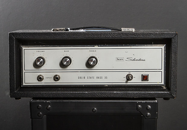 Silvertone Model 1463 Solid State Bass 35 Head image 1
