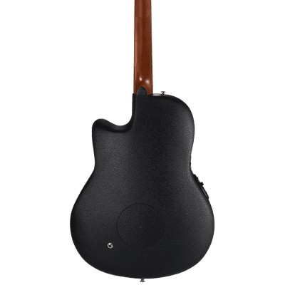 Ovation CE44LX-1R Exotic Celebrity Elite Plus Selected Figured Top Mid-Depth Lyrachord Body Nato Neck 6-String Acoustic-Electric Guitar For Left Handed Players image 3