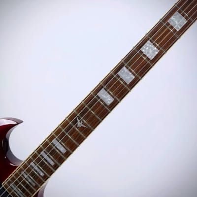 Carparelli Diesel Handmade Baritone Guitar Mahogany Indian Rosewood 27 inch scale 2021 - Wine Red image 14