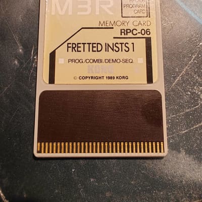 KORG M3R RPC-06 MSC-06 FRETTED INSTS 1 1989