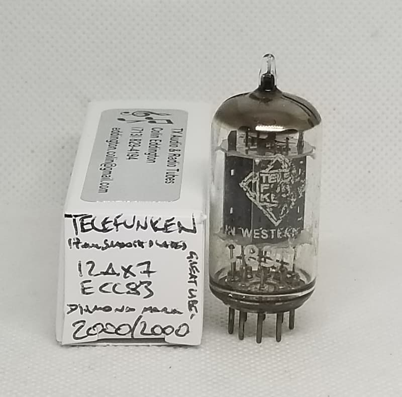 Telefunken 12AX7 Smooth Gray Plate Perfectly Balanced Single | Reverb