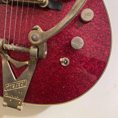 Gretsch Duo Jet 2022 Red Sparkle Custom Shop Relic Stephen Stern image 3