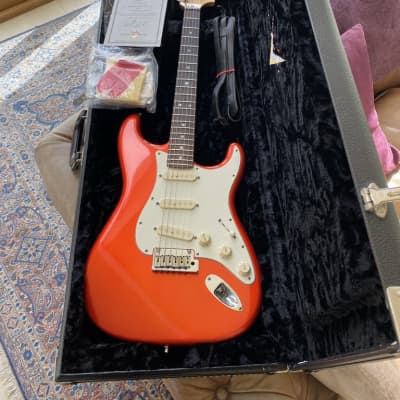 Fender 2011 Fender Custom Shop Stratocaster Pro NOS 2011 Candy Tangerine image 2