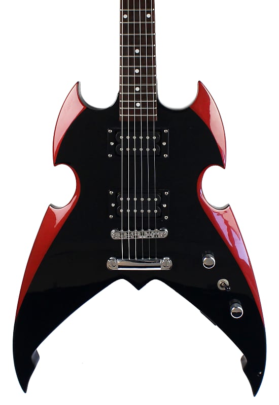 Silvertone PSAP1 Apocalypse KISS Paul Stanley Signature Electric Guitar in  Liquid Sparkle Black