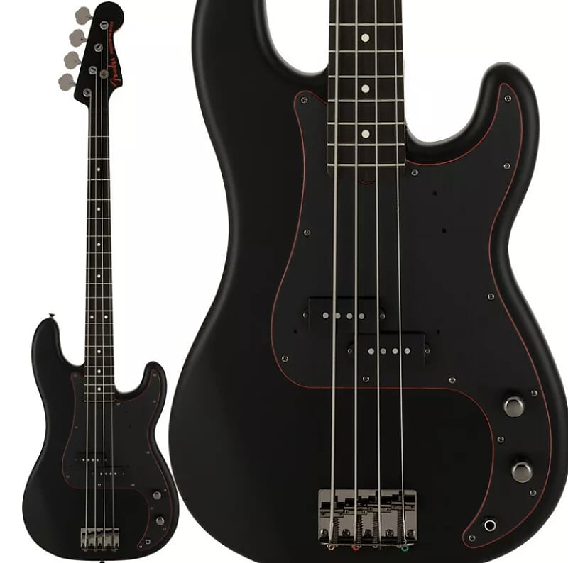 Fender Precision Bass ブラック 2006 Fender J Craft Precision Bass PB62-72AB All Black, Near
