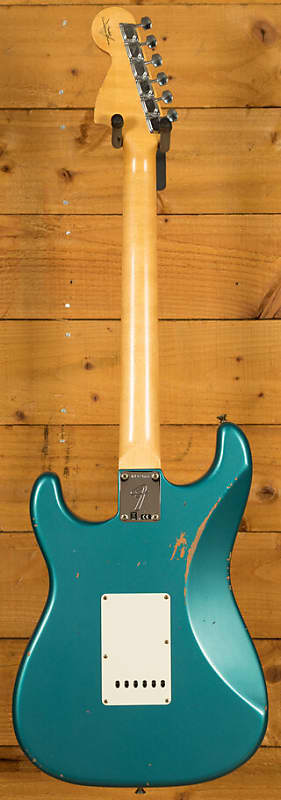 Fender Custom Shop 69 HSS Strat | Relic Ocean Turquoise | Reverb