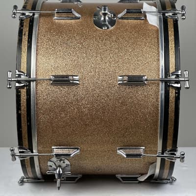 Rogers 20/12/16" 60's Cleveland-Era Holiday "Headliner" Drum Set - Champagne Sparkle image 9