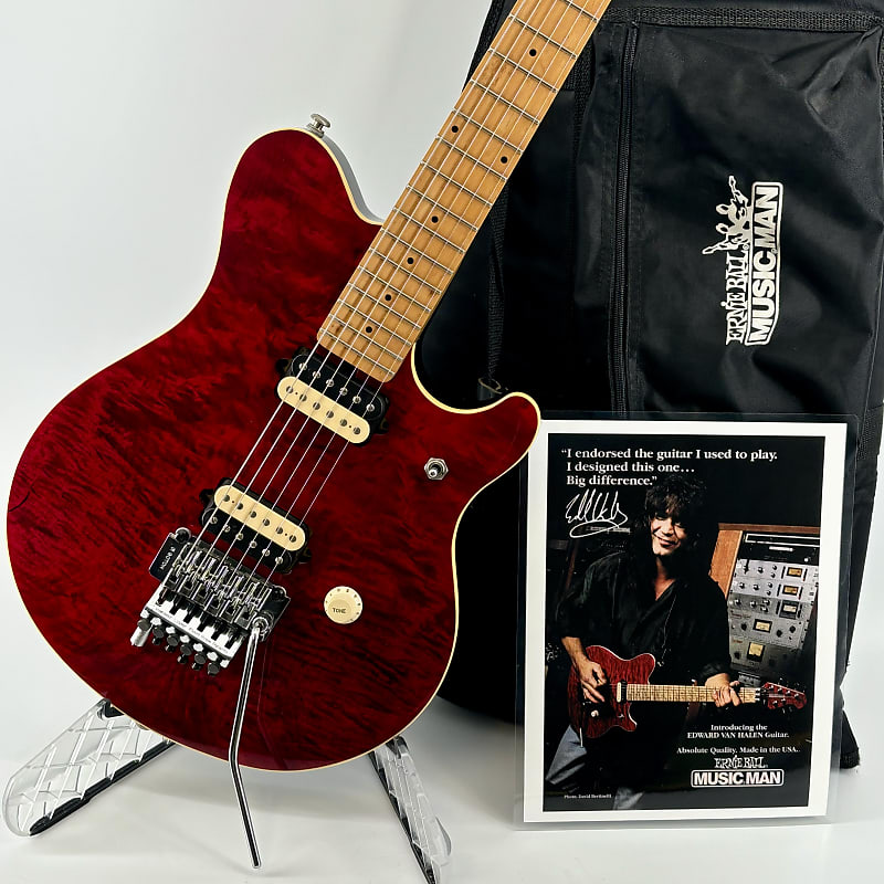 90's Translucent RED CUSTOM EBMM EVH Van Halen Tribute AXIS