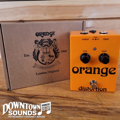 Orange Distortion Pedal | Reverb