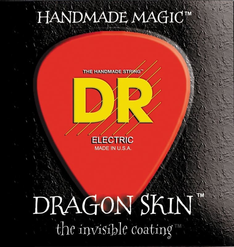 DR Strings DSB5-45 Dragon Skin Clear Coated Bass Guitar Strings, Medium 5-String, 45-125 image 1