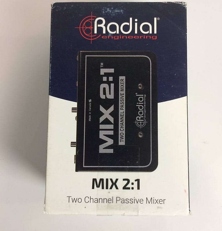 Radial Engineering MIX 2:1 Passive Stereo Summing Mixer | Reverb