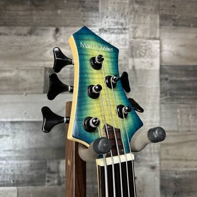 Marcus Miller M7 5 String Electric Bass W/GigBag - Blue Burst image 4