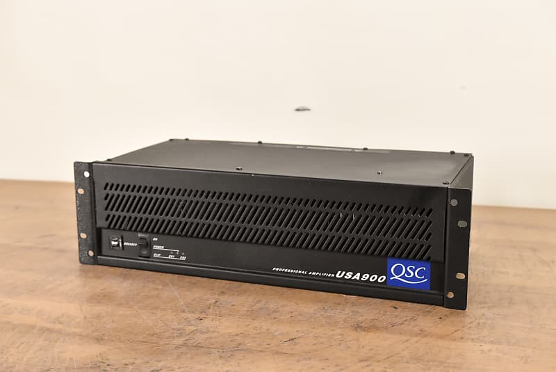 QSC USA 900 Two-Channel Power Amplifier (church owned
