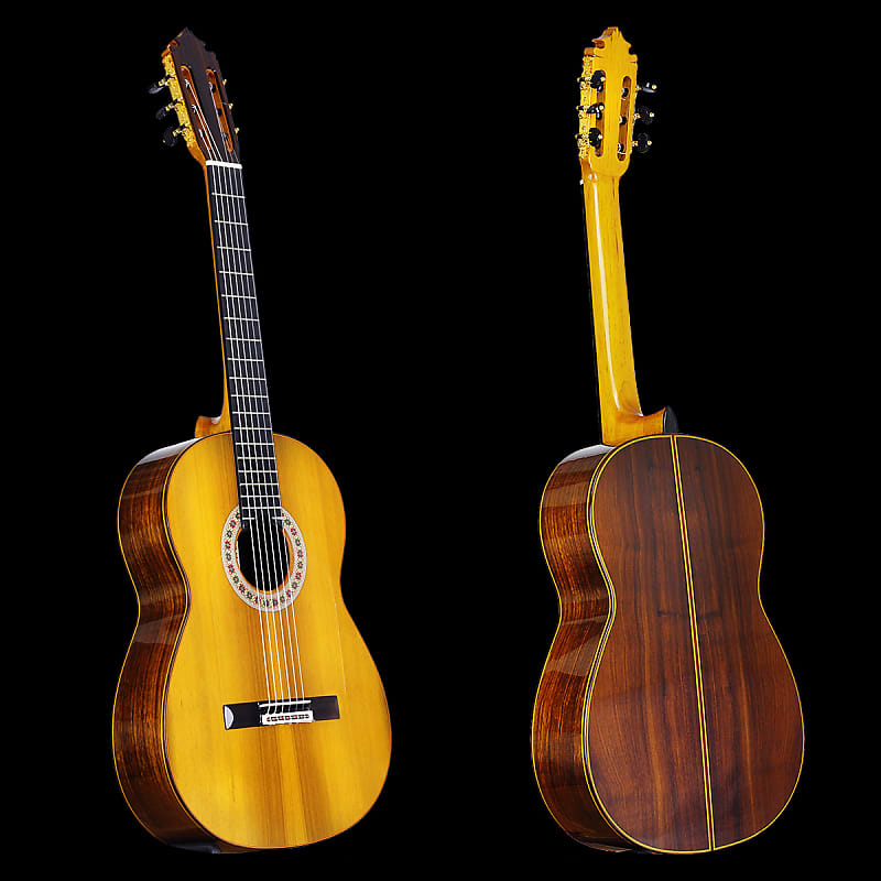 Graciliano Perez flamenco guitar "negra" Cedar + Indian Rosewood 2022 image 1