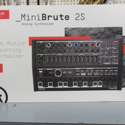 Arturia MiniBrute 2S Noir Edition Desktop Synthesizer 2022 - Present - Black