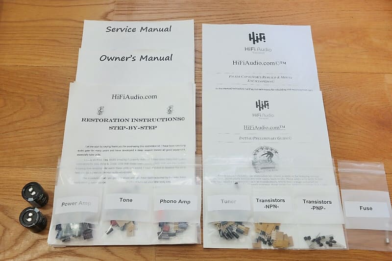 Marantz 2226B restoration kit filter capacitor repair rebuild fix  			