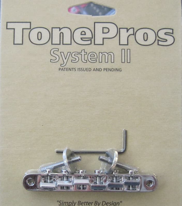 TonePros AVR2-C Chrome  Tuneomatic Bridge image 1