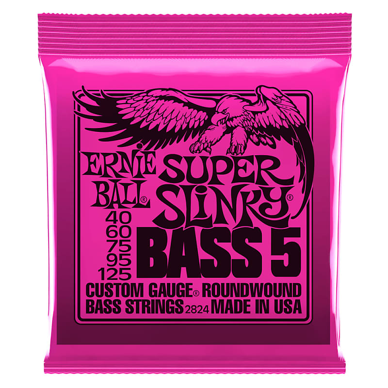 Ernie Ball SUPER SLINKY 5-STRING NICKEL WOUND ELECTRIC BASS STRINGS image 1